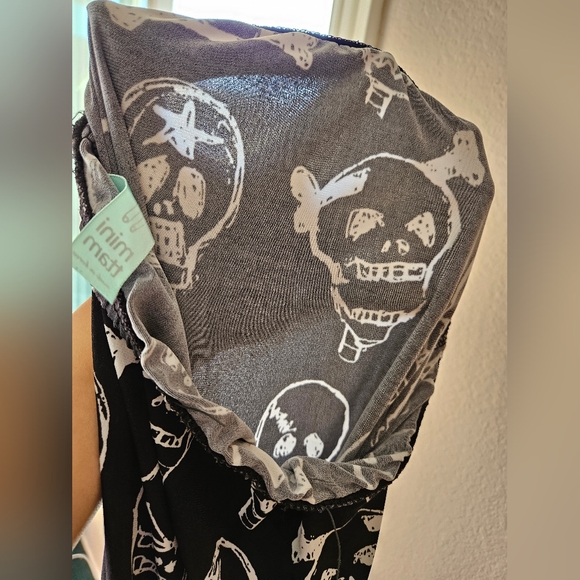 Halloween Style Women Skull Heads Pattern Print Yoga Trousers High Waist Legging - Picture 2 of 6